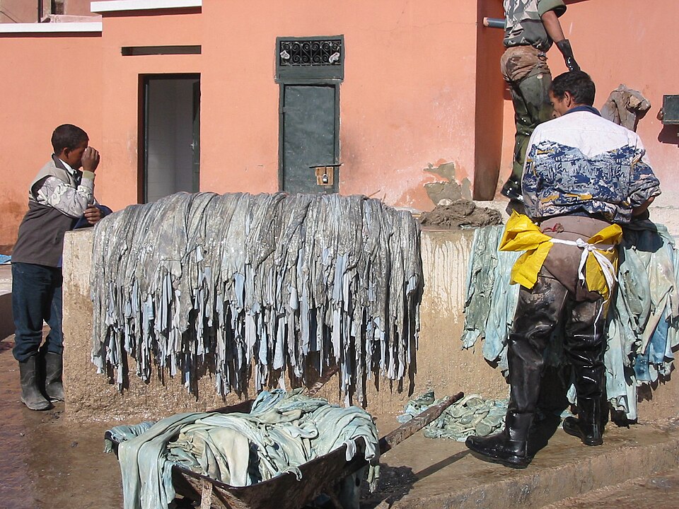 Processed leather materials (representative image)